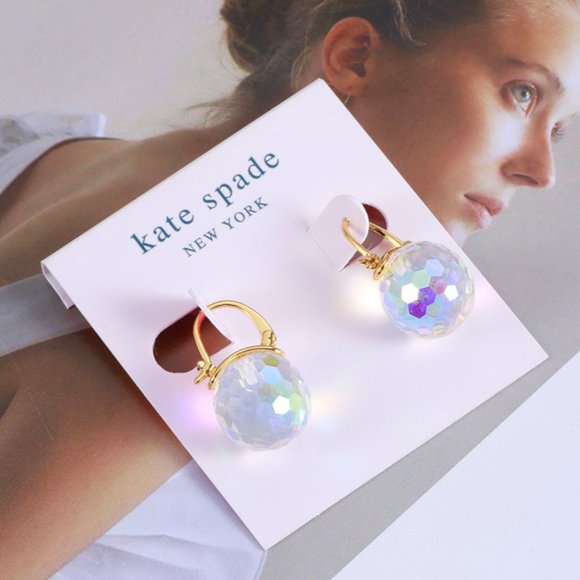 Kate Spade Gold and Iridescent Earrings - Picture 2 of 8